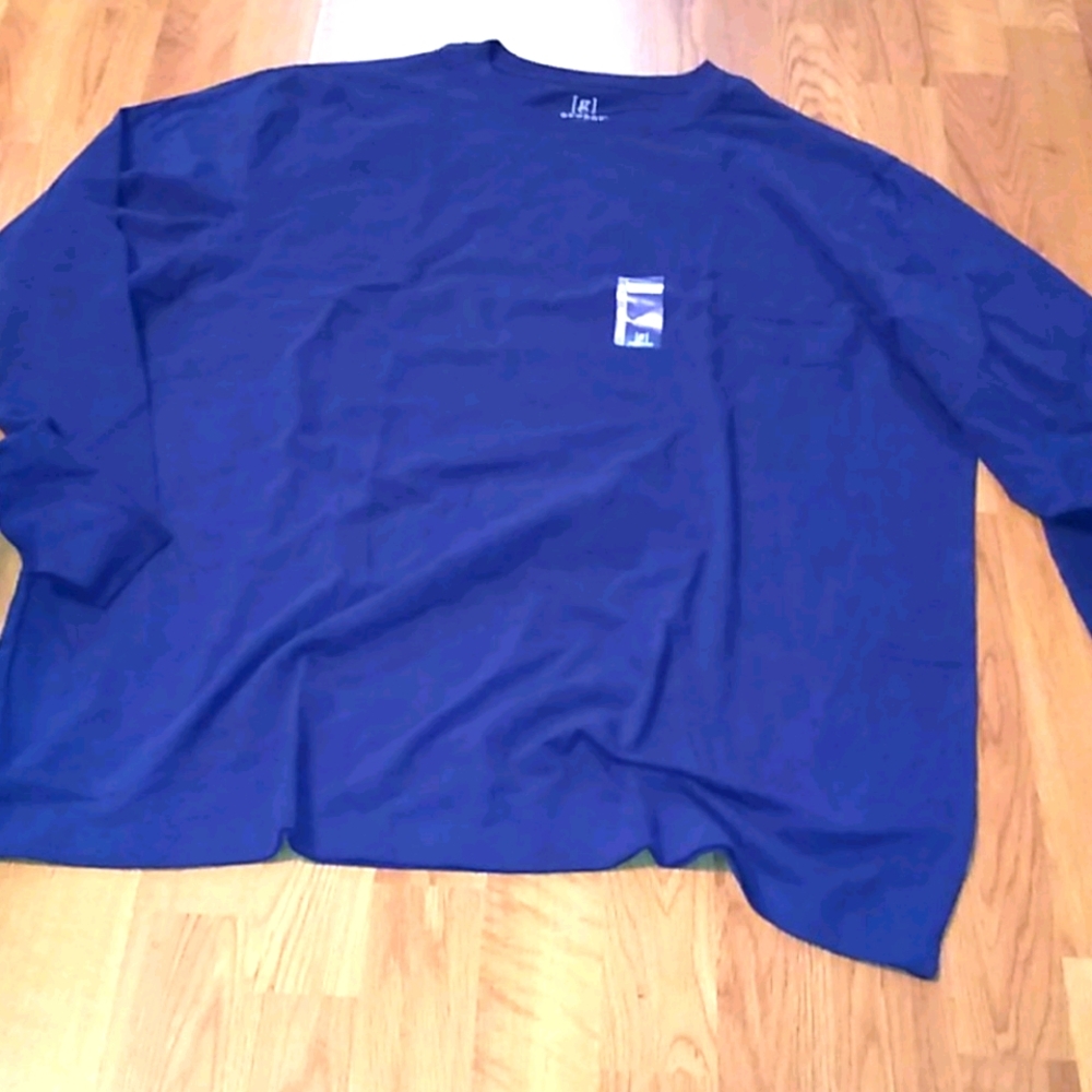 George 2Xl long sleeve shirt Navy Blue